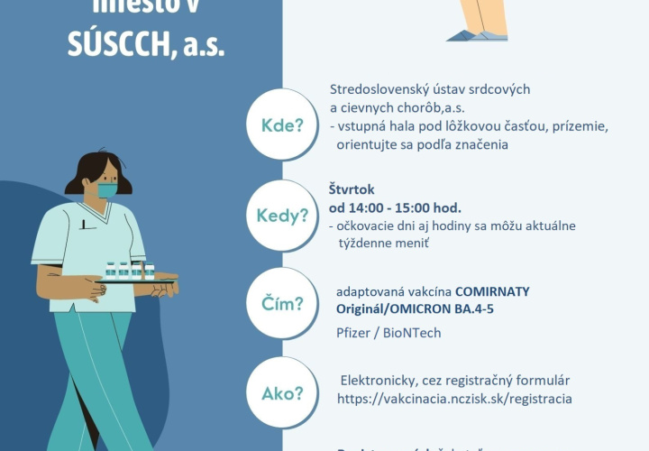 Očkovacie miesto SUSCCH a.s.